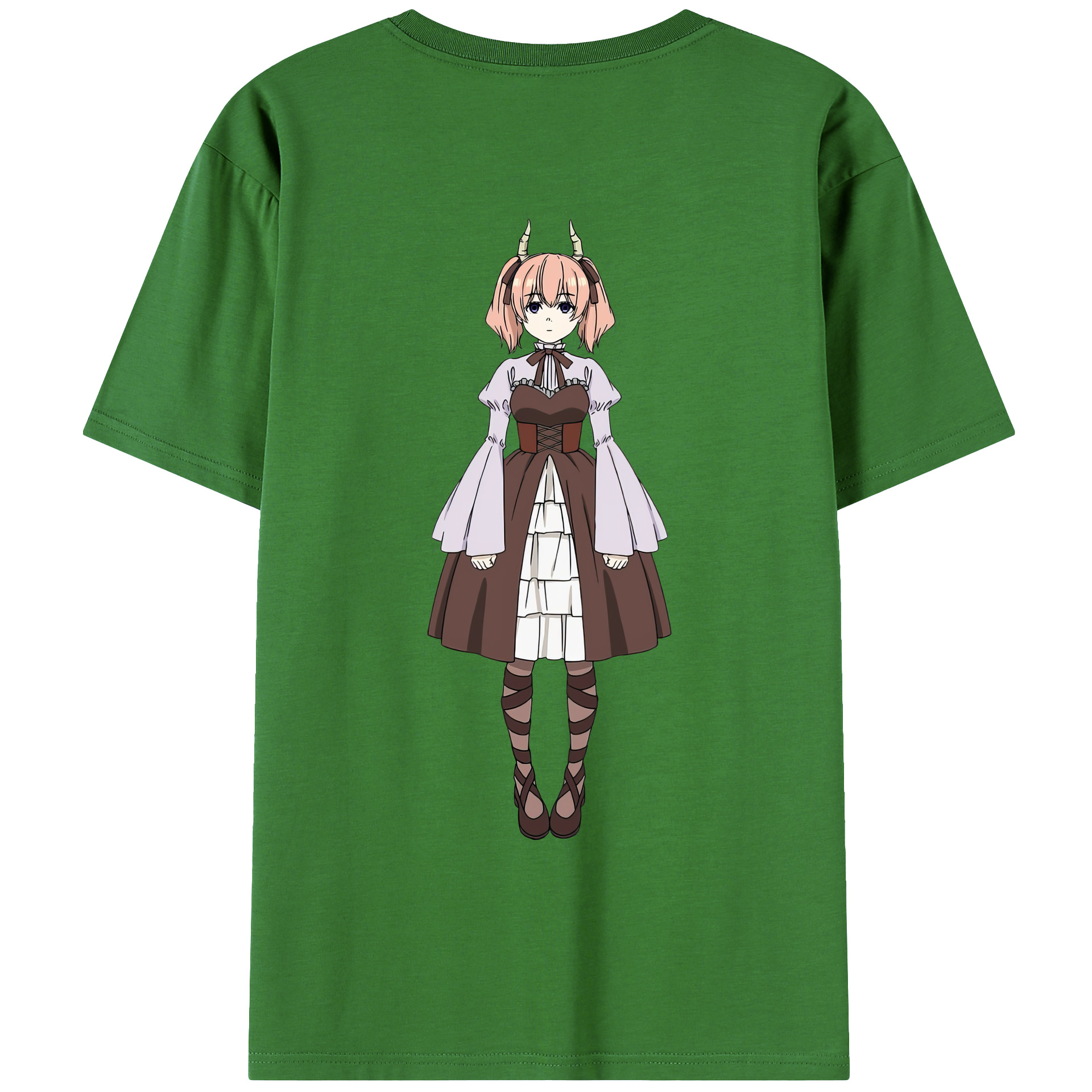 （画像用） 葬送のフリーレン Frieren レディース半袖Tシャツ(バックプリント)
